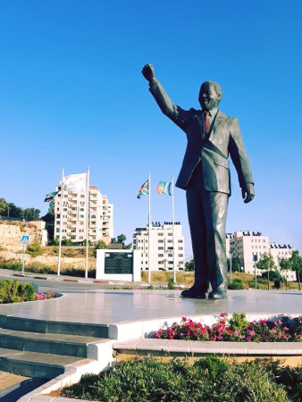 Nelson Mandela Square in Ramallah